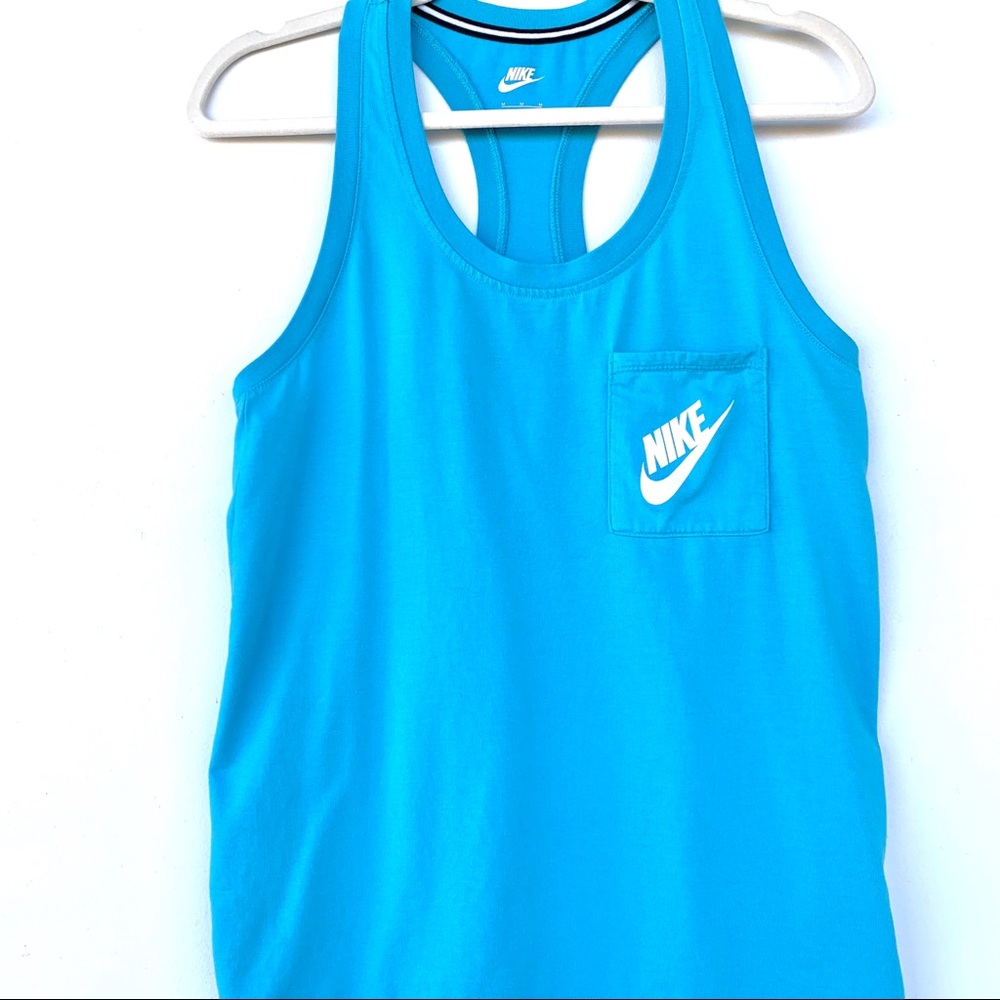 Nike Baby Blue Racerback Tank Size Medium